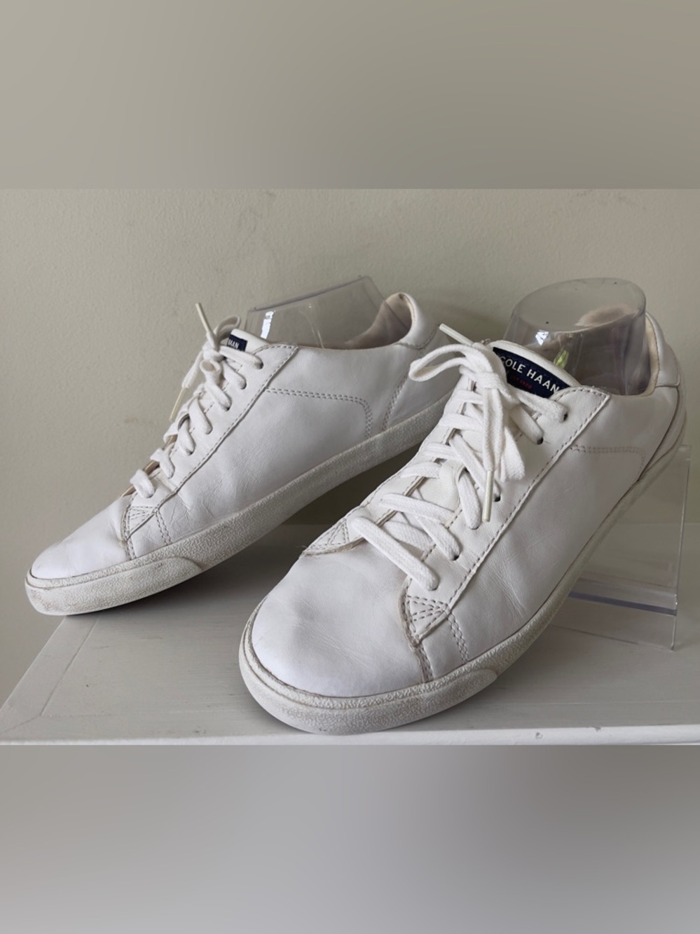 Cole Haan Women’s White Grand Crosscourt Leather Sneaker. Size 8.5 EUC - Picture 6 of 10